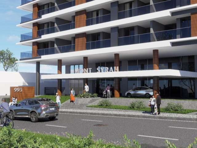 Pré-Lançamento - Mont Syrah - Studios de Alto Padrão com Sacada, para morar ou investir, na Silva Jardim, na divisa do Centro/Batel