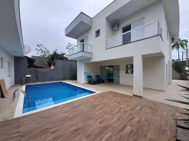 Casa com 5 dormitórios, 305 m² - venda por R$ 2.250.000,00 ou aluguel por R$ 3.441,23/dia - Jardim  São Lourenço - Bertioga/SP