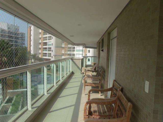 Apartamento com 4 dormitórios para alugar, 190 m² por R$ 3.500,00/dia - Riviera - Módulo 7 - Bertioga/SP