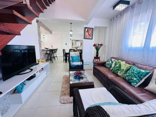 Cobertura com 4 dormitórios à venda, 155 m² por R$ 1.450.000,00 - Jardim Indaiá - Bertioga/SP