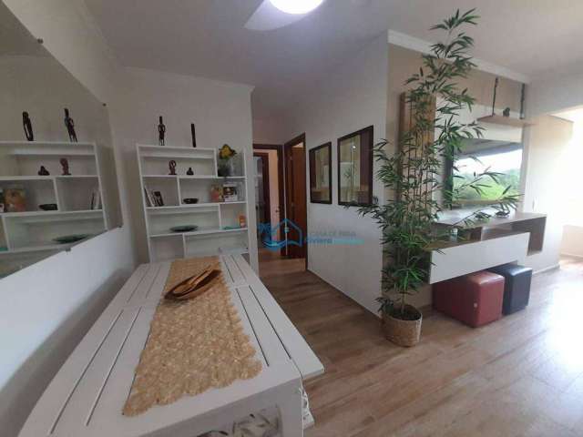 Apartamento com 2 dormitórios para alugar, 62 m² por R$ 750,00/dia - Jardim  São Lourenço - Bertioga/SP