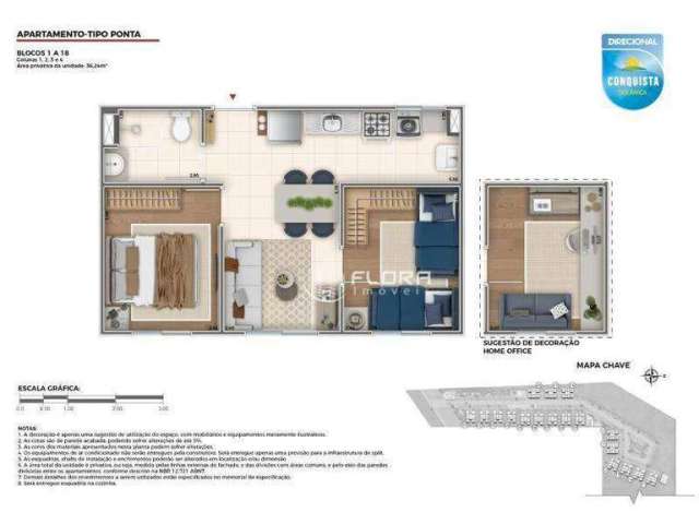 Apartamento com 2 dormitórios à venda, 36 m² por R$ 198.600,00 - Rio do Ouro - Niterói/RJ