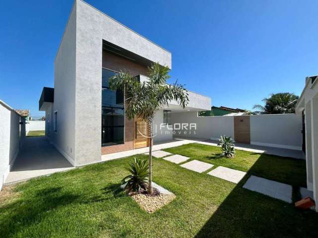 Casa com 3 dormitórios, 2 suítes à venda, 125 m² por R$ 730.000 - Itaipuaçu - Maricá/RJ