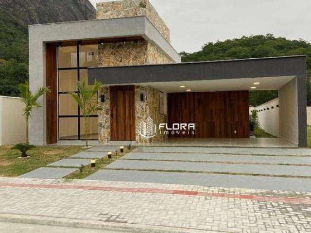 Casa com 3 dormitórios para alugar, 171 m² por R$ 6.640,51/mês - Inoã - Maricá/RJ