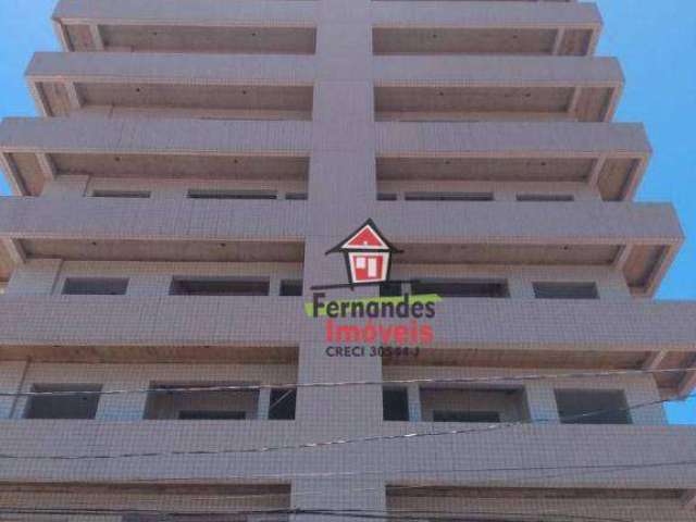 Apartamento novo fase final de acabamento com 1 dormitório à venda, 43 m² por R$ 250.000 - Mirim - Praia Grande/SP