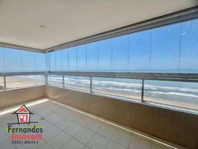 Apartamento frente mar com 3 dormitórios à venda, 128 m² por R$ 895.000 - Jardim Real - Praia Grande/SP