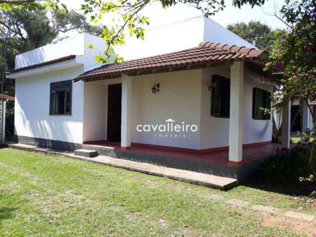 Imóvel com 2 casas, área total 1080m², à venda, por R$ 350.000 - Jacaroá - Maricá/RJ