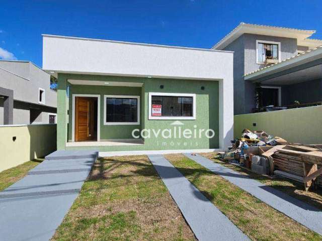 Casa com 3 dormitórios à venda, 99 m²- Pindobas - Maricá/RJ