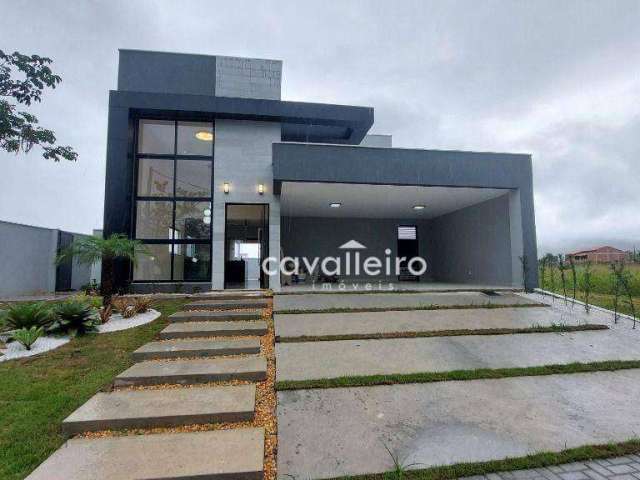 Casa Condomínio Alphaville 1, Área Gourmet, Piscina,com 3 dormitórios à venda, 174 m² por R$ 997.000 - Inoã - Maricá/RJ