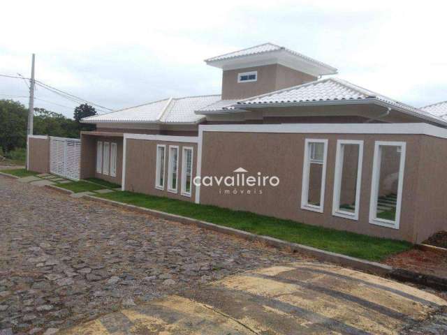 Casa com 4 suítes, piscina e churrasqueira, cond. ubatã, maricá -rj