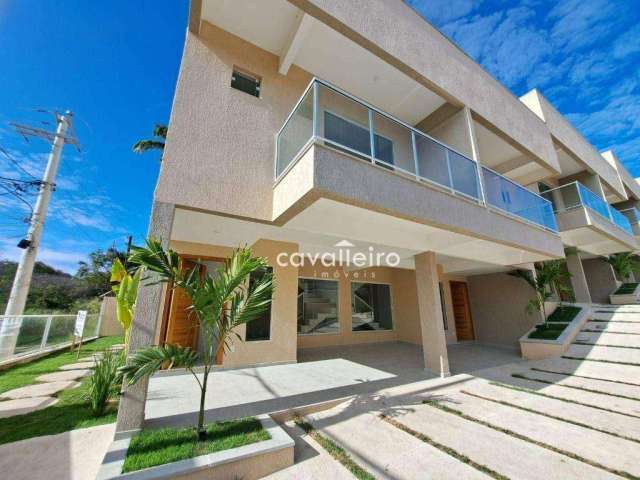 Casa com 3 dormitórios à venda, 110 m² por R$ 480.000 - Manu Manuela - Maricá/RJ