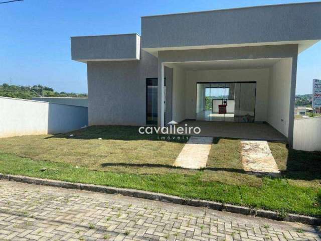 Casa com 3 Quartos, sendo 1 Suíte, à venda, 104 m² por R$ 650.000 - Caxito - Maricá/RJ