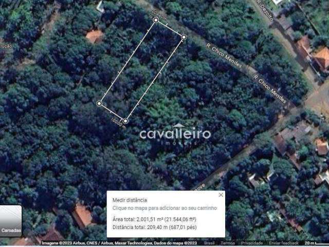 Terreno à venda, 2000 m² por R$ 198 mil - Chácaras de Inoã (Inoã) - Maricá/RJ