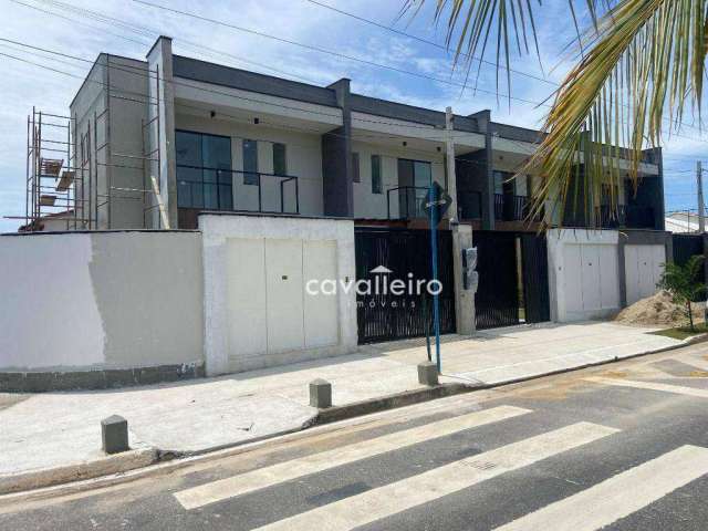 Casa Duplex com 2 dormitórios à venda, 80 m² por R$ 500.000 - Jardim Atlântico Central (Itaipuaçu) - Maricá/RJ