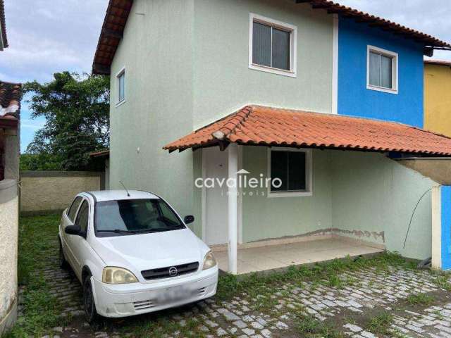 Casa duplex com 2 quartos pertinho da Rodovia, Tubarão e comércio local à venda - Chácaras de Inoã - Maricá/RJ