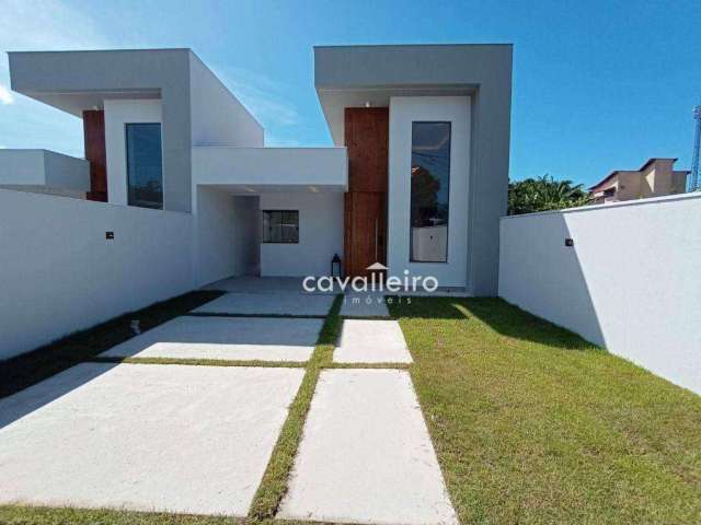 Casa com 3 dormitórios à venda, 106 m² por R$ 645.000,00 - Jardim Atlântico Oeste (Itaipuaçu) - Maricá/RJ