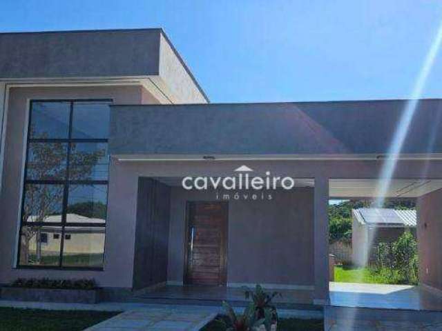 Casa condomínio Vivere, com 3 dormitórios à venda, 122 m² por R$ 650.000 - São José de Imbassai - Maricá/RJ