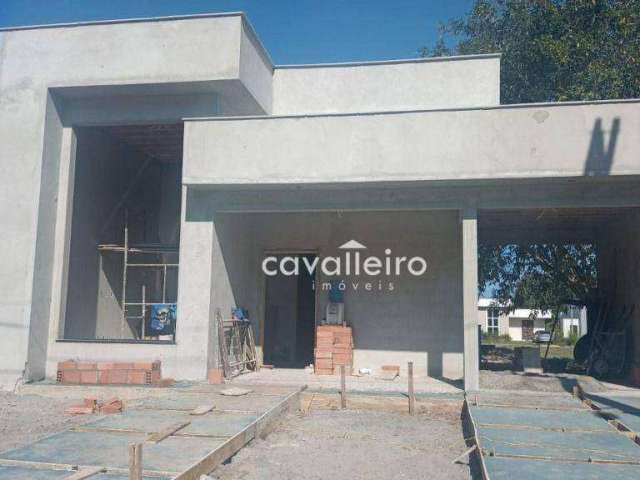 Casa condomínio Vivere, com 3 dormitórios à venda, 122 m² por R$ 650.000 - São José de Imbassai - Maricá/RJ