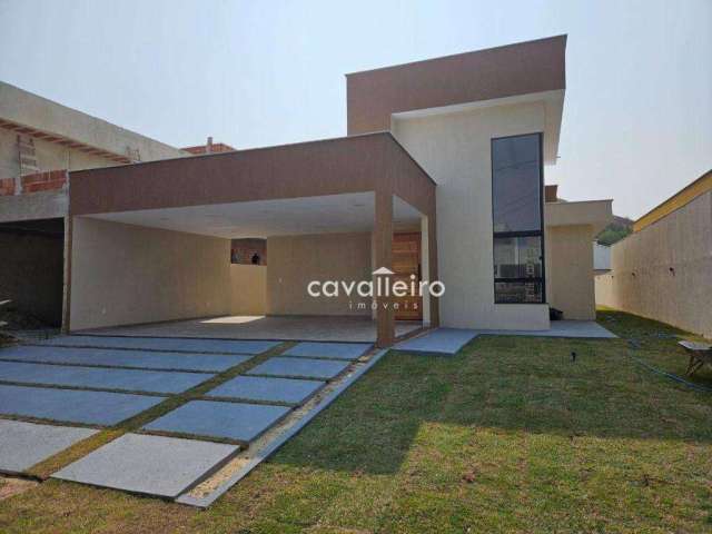 Casa Condomínio Pedra de Inoã, com 3 dormitórios à venda, 115 m² por R$ 890.000 - Cajueiros (Itaipuaçu) - Maricá/RJ