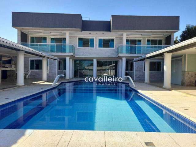 Casa Condomínio Lagoa Azul, Área Gourmet, Piscina, com 4 dormitórios à venda, 260 m² - Itapeba - Maricá/RJ