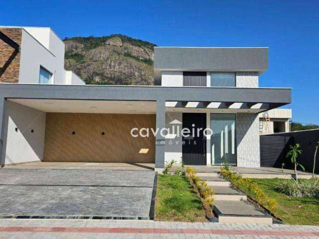 Casa no Condomínio Alphaville 2, Piscina, Área Gourmet, com 3 dormitórios à venda, 197 m² por R$ 1.100.000 - Inoah - Maricá/RJ