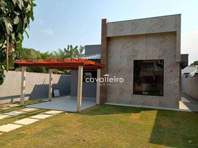 Casa com 3 dormitórios, sendo 1 suíte,  à venda, 101 m² por R$ 540.000 - Maricá/RJ