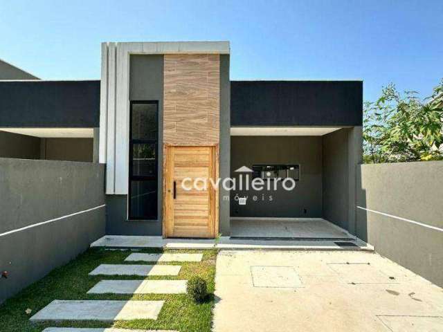 Casa com 3 dormitórios à venda, 90 m²  Barroco (Itaipuaçu) - Maricá/RJ