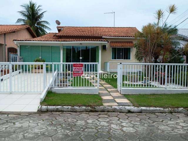 Casa com 4 dormitórios, sendo 3 suítes,  à venda, 196 m² por R$ 690.000 - Centro - Maricá/RJ