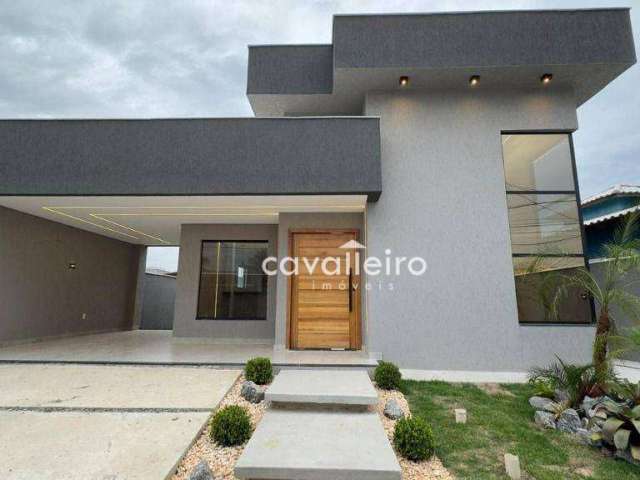 Casa com 3 dormitórios à venda, 135 m² - Jardim Atlântico Central (Itaipuaçu) - Maricá/RJ