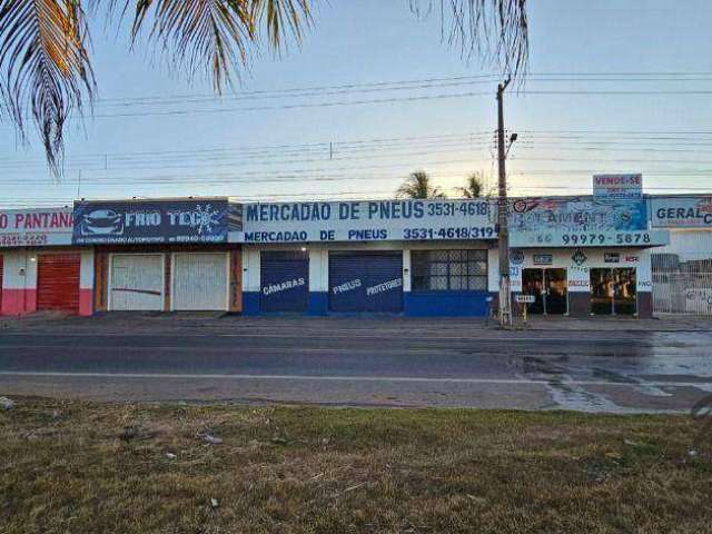 Vende-se esta área total (40x50) de salas comerciais no setor Industrial, Sinop-MT!