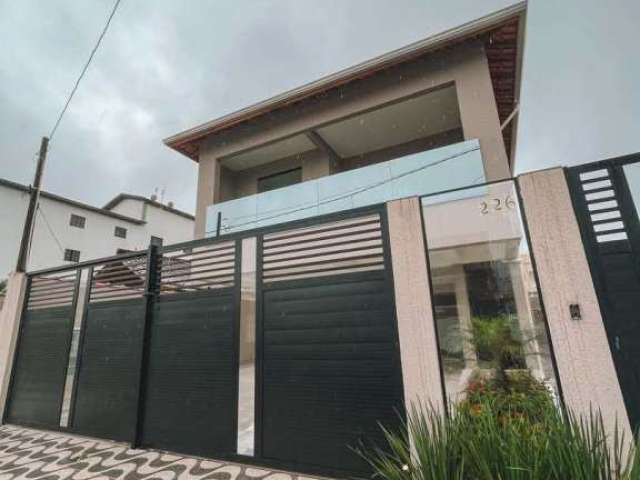 Casa em condomínio fechado com 2 quartos à venda na Avenida Professor Daijiro Matsuda, 226, Balneário Maracanã, Praia Grande, 52 m2 por R$ 260.000