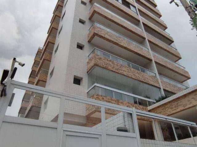 Apartamento com 2 dormitórios para alugar, 57 m² por R$ 2.500,02/mês - Vila Guilhermina - Praia Grande/SP