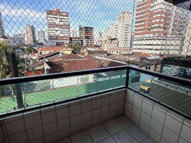 Apartamento com 2 dormitórios à venda, 89 m² por R$ 340.000,00 - Vila Guilhermina - Praia Grande/SP