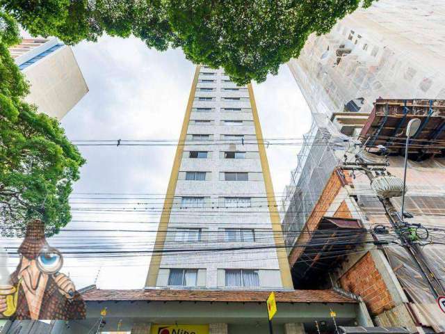 Apartamento com 1 dormitório para alugar, 36 m² por R$ 2.144,21/mês - Centro - Curitiba/PR