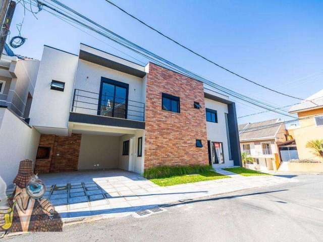 Sobrado com 3 dormitórios à venda, 153 m² por R$ 850.000,00 - Abranches - Curitiba/PR