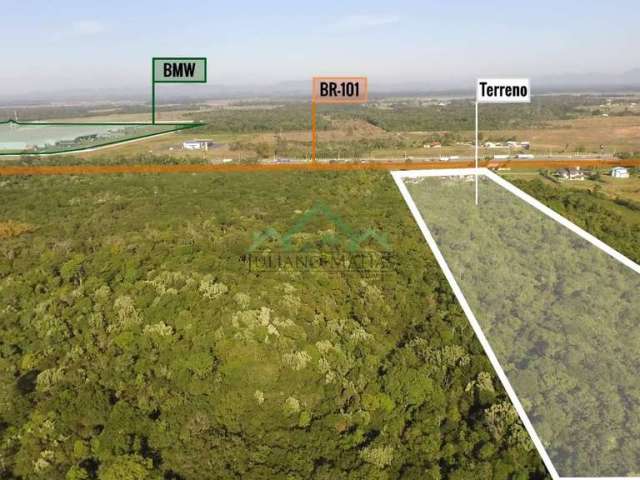 Área com 110.500m², a venda em Araquari - Corveta