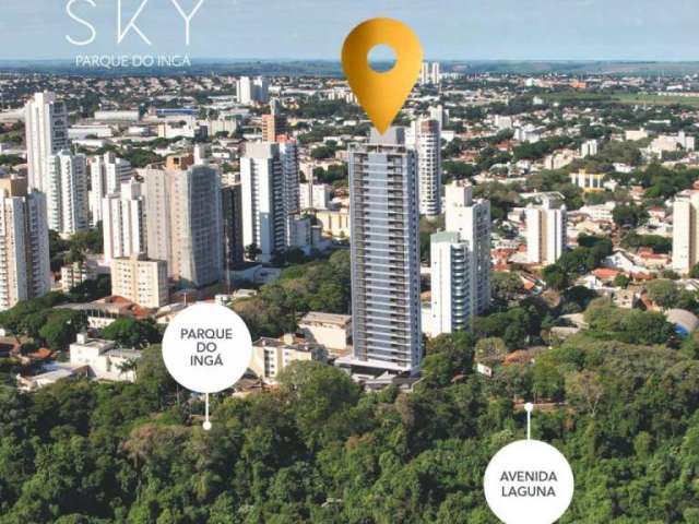 Apartamento à venda em Maringá, Zona 03, com 3 suítes, com 163 m², Sky Parque do Ingá