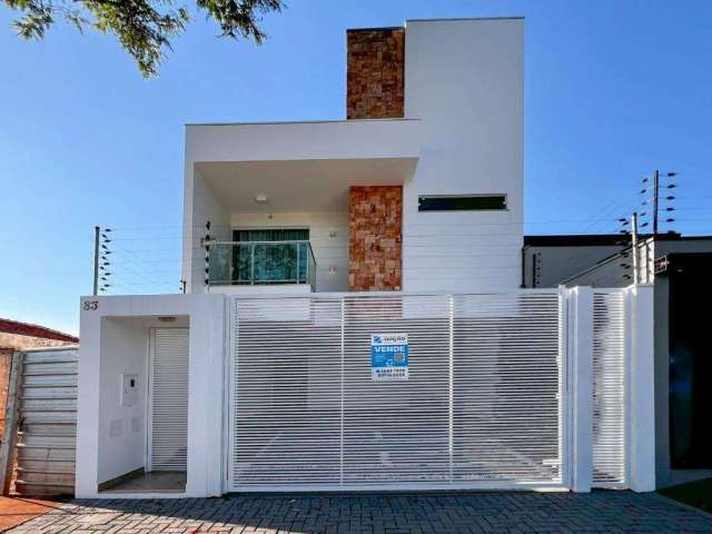 Sobrado à venda em Maringá, Jardim Alvorada, com 3 quartos, com 236.98 m²