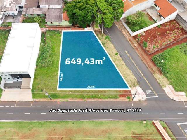 Terreno à venda em Maringá, jardim santa cruz, com 649.43 m², Jardim Santa Cruz