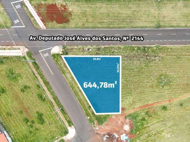 Terreno à venda em Maringá, Parque Hortência, com 644.78 m², Jardim Santa Cruz