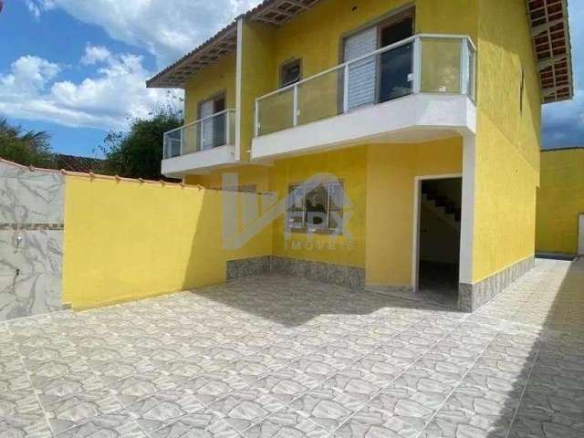 Casa para Venda em Itanhaém, Balneário Marrocos, 2 dormitórios, 2 suítes, 1 banheiro, 4 vagas