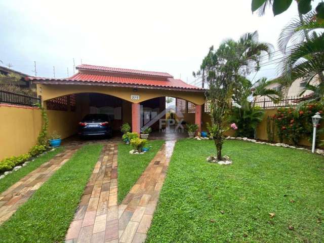 Casa para Venda em Itanhaém, Tupy, 3 dormitórios, 2 banheiros, 5 vagas