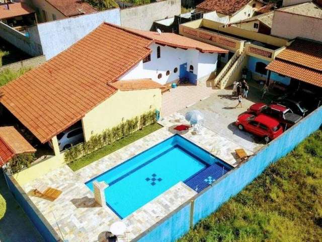 Casa para Venda em Itanhaém, Grandesp, 3 dormitórios, 1 suíte, 2 banheiros, 10 vagas