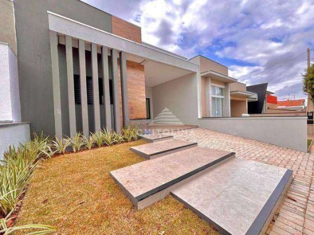 Casa com 3 dormitórios à venda, 115 m² por R$ 670.000,00 - Condomínio Reserva das Paineiras - Itapetininga/SP