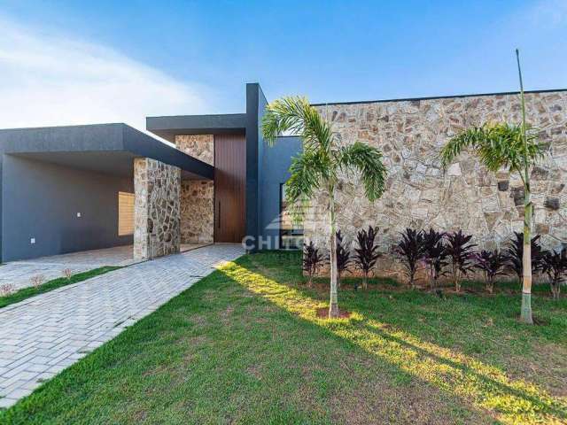 Casa com 3 dormitórios à venda, 190 m² por R$ 1.290.000,00 - Riviera de Santa Cristina XIII - Paranapanema/SP