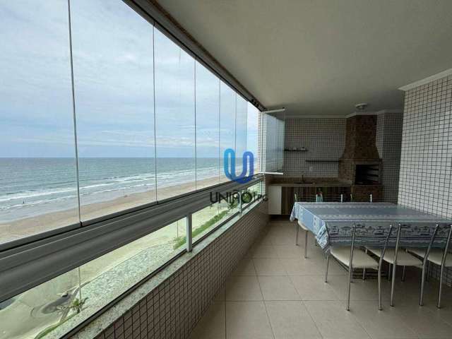 Frente Mar Apartamento 3 Suites Mobiliado 2 vagas Garagem à venda, 151 m² por R$ 1.300.000 - Caiçara - Praia Grande/SP