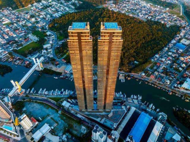 Apartamento a venda no Yachthouse localizado na Barra Sul em Balneário Camboriú.