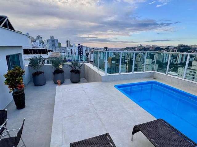 Cobertura à venda com 260m², 4 quartos e 4 vagas no Buritis.