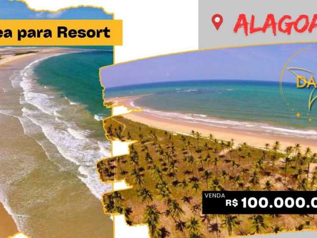 Área Resort à Venda - Maceió/AL - Frente para o Mar