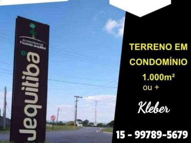 Vendo Terreno no Condomínio Fazenda Jequitibá de 1011m².